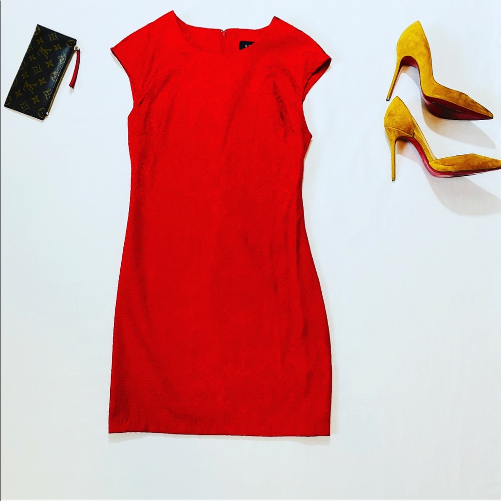 2/$24 B. Darlin Midi Dress Red